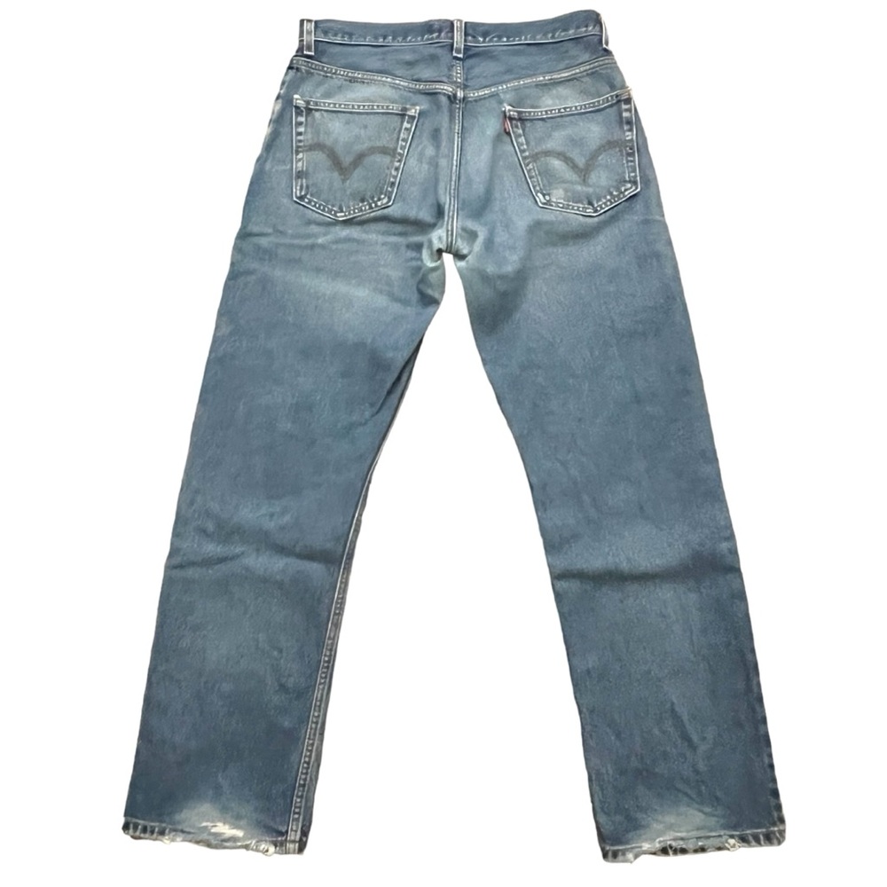 Vintage 2008 Levi’s 505 Regular Fit Straight Leg Jeans Rinsed Blue Wash Lesotho